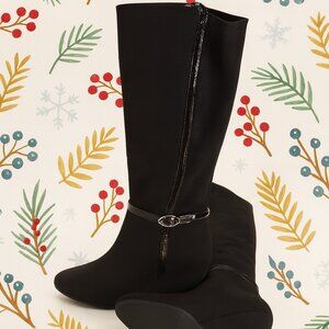 Jones New York Black Textured Belt